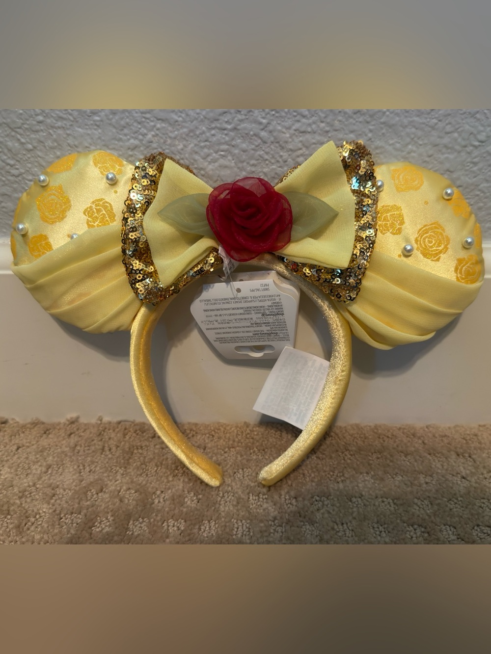 Disney Princess Belle Ears NWT